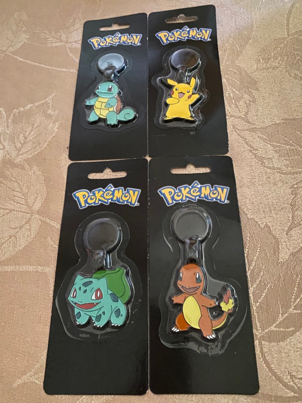 Pokémon Keychain Bioworld Lot of 4 NEW